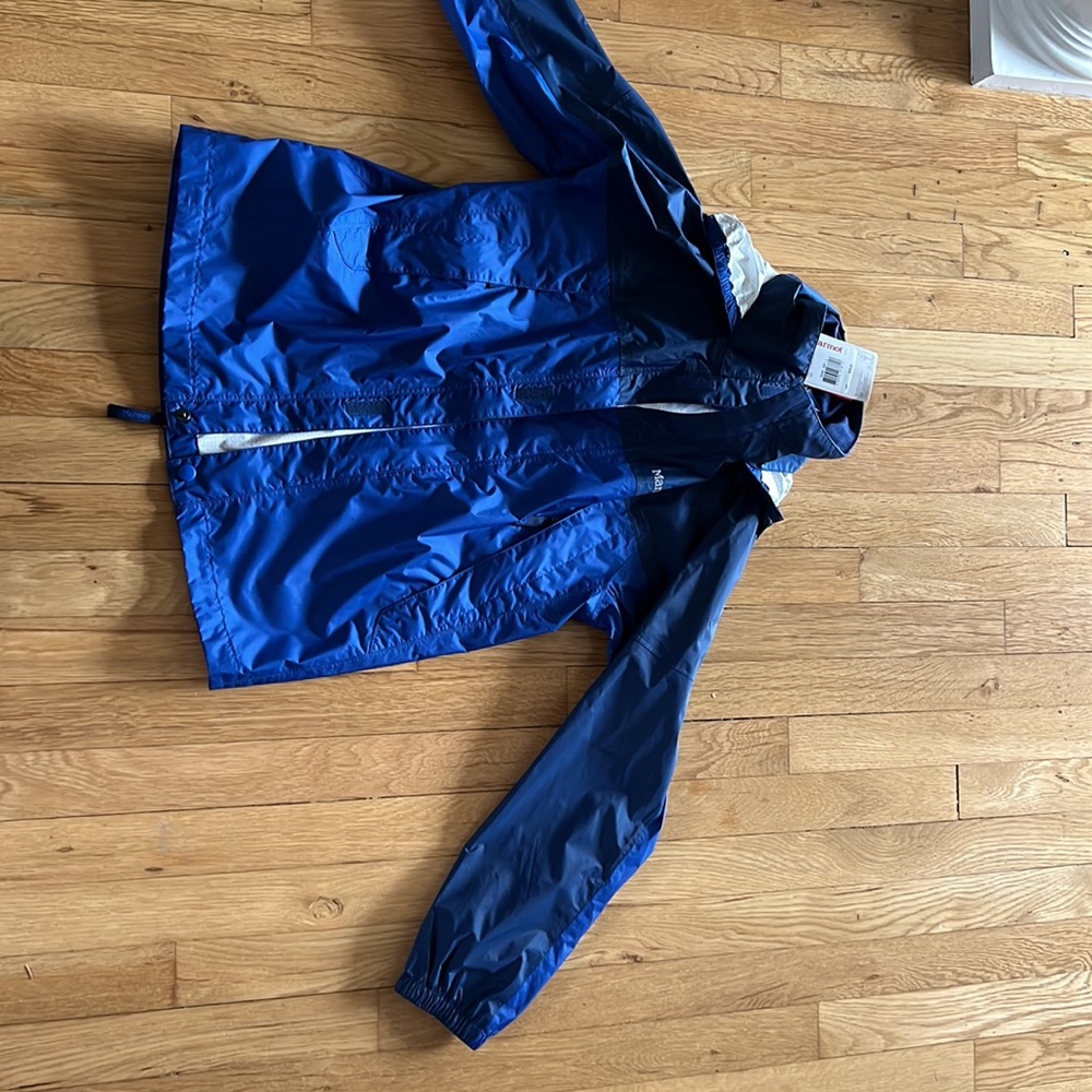 NWT blue Marmot boy’s Preclip Jacket size L/Large